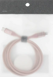 Кабель Solove DW5 DW5 PINK RUS USB Type-C (m)-Lightning (m) 1м розовый