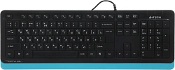 Клавиатура + мышь A4Tech Fstyler F1010 клав:черный/синий мышь:черный/синий USB Multimedia (F1010 BLUE)