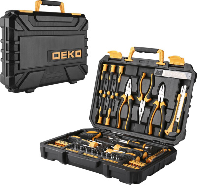Набор инструментов Deko TZ82 82 предмета (жесткий кейс)