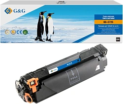 Картридж лазерный G&G GG-C725 черный (1600стр.) для Canon imageCLASS MF3010 MFP/LBP-6000/6000B/6020/6020B/MF-3010, LJ P1102/1102w Pro M1130/1212 HP