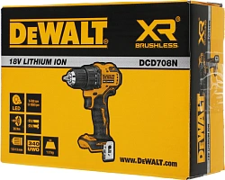 Дрель-шуруповерт DeWalt DCD708N-XJ Без АКБ и ЗУ аккум. патрон:быстрозажимной (DCD708N-XJ)