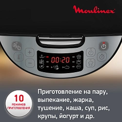 Мультиварка Moulinex Simply Cook MK611832 4л 750Вт черный