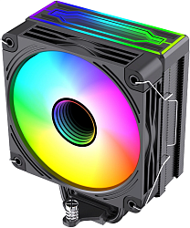 Устройство охлаждения(кулер) Bloody BD-AC205-ARGB1 ARGB Soc-AM5/AM4/1200/1700/1851 черный 4-pin 14-26dB Al+Cu LCD 205W 513gr Ret (BD-AC205-ARGB1-BK)