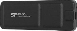 Накопитель SSD Silicon Power USB-C 1TB SP010TBPSDPX10CK PX10 черный