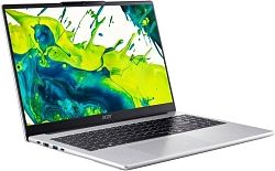 Ноутбук Acer Aspire Lite AL15-44P-R01T Ryzen 5 7430U 16Gb SSD512Gb AMD Radeon Graphics 15.6" IPS FHD (1920x1080) без ОС silver WiFi BT Cam (NX.DJZEX.001)