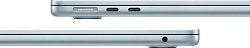 Ноутбук Apple MacBook Air A3240 M4 10 core 16Gb SSD512Gb/10 core GPU 13.6" Liquid Retina (2560x1664) macOS lt.blue WiFi BT Cam (MC6U4X/A)