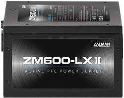 Блок питания Zalman ATX 600W ZM600-LXII (20+4pin) APFC 120mm fan 6xSATA RTL