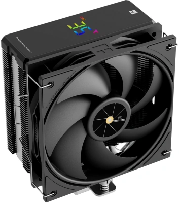 Устройство охлаждения(кулер) Thermalright Assassin X 120 R Digital Soc-AM5/AM4/1200/1700/1851 черный 4-pin 29.8dB Al+Cu LCD Ret (AX120-R-DIGITAL-BL)