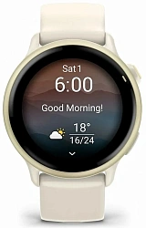 Смарт-часы Garmin Vivoactive 6 1.1" AMOLED корп.бежевый рем.бежевый (010-02985-01)