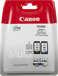 Картридж струйный Canon PG-445/CL-446 8283B004/008 многоцветный/черный набор для Canon MG2440/MG2540