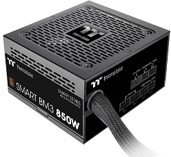 Блок питания Thermaltake ATX 850W Smart BM3 Gen.5 80+ bronze (20+4pin) APFC 120mm fan 6xSATA Cab Manag RTL