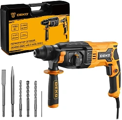 Перфоратор Deko ZKH950 патрон:SDS-plus уд.:3.2Дж 1050Вт (кейс в комплекте)