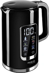 Чайник электрический Red Solution COLORSENSE AM120D 1.7л. 2000Вт черный корпус: нерж.сталь/пластик (AM120D)