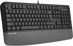 Клавиатура A4Tech Fstyler FK20 серый USB Multimedia (подставка для запястий) (FK20) кабель 1.5м