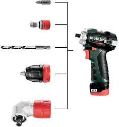 Дрель-шуруповерт Metabo Power Maxx BS BL аккум. патрон:быстрозажимной (кейс в комплекте) (601749500)