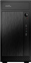 Корпус KingPrice KPCC-MN211 черный без БП mATX 1x80mm 2x120mm 2xUSB2.0 audio