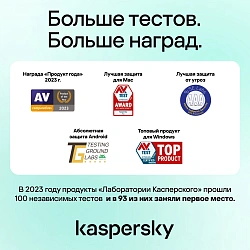 Программное Обеспечение Kaspersky Standard 1-Device 1 year Base Card (KL1041ROAFS)