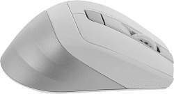Мышь A4Tech Fstyler FG35 серебристый/белый оптическая 2000dpi беспров. USB 6but (FG35 SILVER)