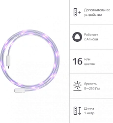 Удлинитель умных светодиодных лент Yandex Matter 8.2В 1м (YNDX-00547)