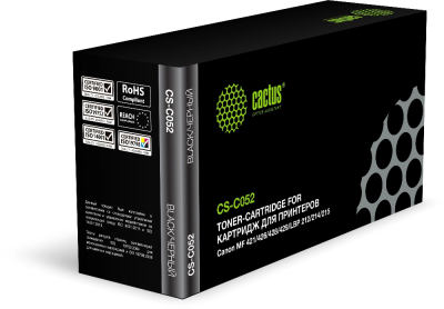 Картридж лазерный Cactus CS-C052 Cartridge 052 черный (3100стр.) для Canon MF421/426/428/429/LBP 212/214/215