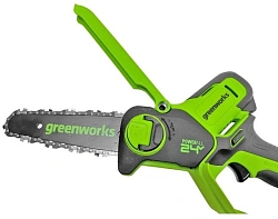 Цепная пила Greenworks GD24CSMNX аккум. 450Вт дл.шины:6" (15cm) 1аккум. 2Ач ЗУ (2008707UA)