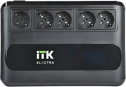 Источник бесперебойного питания ITK Electra ELT5-800VA-1-001 480Вт 800ВА черный