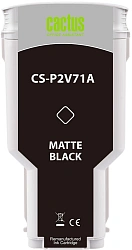 Картридж струйный Cactus CS-P2V71A №730 черный матовый (300мл) для HP Designjet T1600/1700/2600 с чипом