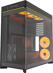 Корпус Montech HS02 Pro черный без БП ATX 8x120mm 2xUSB3.0 audio