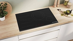 Индукционная варочная поверхность Bosch PXE831HC1E черный