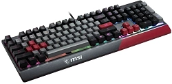 Клавиатура MSI GK30 INFRARED механическая черный/красный USB for gamer LED (S11-04RUF01-CLA)