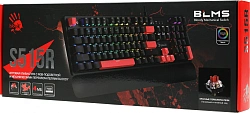 Клавиатура A4Tech Bloody S515R механическая черный USB for gamer LED (подставка для запястий) (S515R FIRE BLACK)