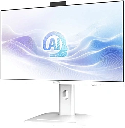 Моноблок MSI Modern AM273QP AI 1UM-097XRU 27" WQHD Core Ultra 5 125H (1.2) 16Gb SSD512Gb Graphics CR без ОС 2.5Gigabit WiFi BT 120W клавиатура мышь Cam белый 2560x1440