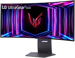 Монитор LG 34" UltraWide 34GS95QE-B черный OLED LED 21:9 HDMI M/M матовая HAS Piv 275cd 178гр/178гр 3440x1440 240Hz G-Sync FreeSync Premium Pro DP WQ USB 9.3кг