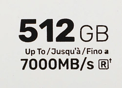 Накопитель SSD Kingston PCIe 4.0 x4 512GB SKC3000S/512G KC3000 M.2 2280