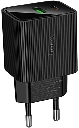 Сетевое зар./устр. Hoco CS84A Excellent PD30W+QC3.0 30W 3A (PD+QC) универсальное черный (64554)