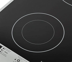 Плита Индукционная Hyundai HYC-0103 серебристый/черный стеклокерамика (настольная)