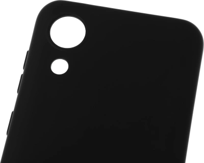 Чехол (клип-кейс) BoraSCO для Samsung Galaxy A03 Core Microfiber Case черный (40947)