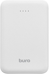 Мобильный аккумулятор Buro T4-10000 10000mAh 10W 2A 2xUSB-A белый (T4-10000-WT)