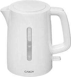 Чайник электрический Candy QA00A1M00RU 1.7л. 2200Вт белый корпус: пластик (CK-100)
