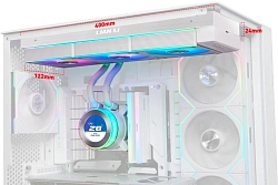 Система водяного охлаждения Lian-Li HydroShift II LCD-C 360CL ARGB Soc-AM5/AM4/1700/1851 белый 4-pin 31dB Al+Cu LCD Ret (G89.GHS2LCD36RW.R0)