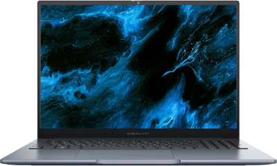 Ноутбук Digma Pro Pactos Core i5 1235U 16Gb SSD512Gb Intel Iris Xe graphics 14" IPS WUXGA (1920x1200) Windows 11 Pro dk.grey WiFi BT Cam 4780mAh (DN14P5-ADXW02)