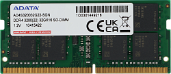 Память DDR4 32Gb 3200MHz A-Data AD4S320032G22-SGN RTL PC4-25600 CL22 SO-DIMM 260-pin 1.2В single rank Ret