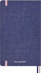 Блокнот Moleskine LIMITED EDITION SAKURA LESU08QP062 Large 130х210мм обложка текстиль 176стр. нелинованный синий 2025