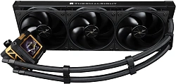 Система водяного охлаждения Thermalright Frozen Warframe 360 Soc-AM5/AM4/1200/1700/1851 черный 4-pin 29.8dB Al LCD Ret (F-WFRAME-360-BL)
