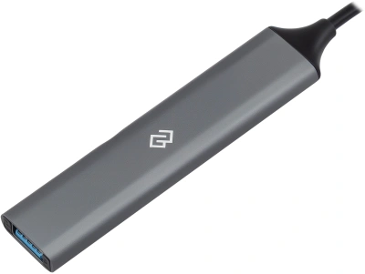 Разветвитель USB-C Digma DHUB-5USB-AC-3.0 5порт. серебристый
