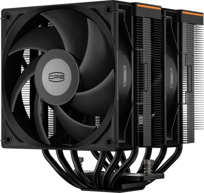 Устройство охлаждения(кулер) PcCooler RT620 Digital BK Soc-AM5/AM4/1151/1200/2066/1700 черный 4-pin 28-32dB Al+Cu LCD 265W Ret (RT620-BKNWYL-GL)