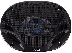 Колонки автомобильные Kicx GX-693 200Вт 92дБ 4Ом 15x23см (6x9дюйм) (ком.:2кол.) коаксиальные трехполосные