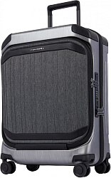 Чемодан Piquadro PQ LIGHT PREMIUM (BV4426PQLP/GRN) 40x55x20см 38л. 3.47кг. поликарбонат/алюм./натур.кожа серый