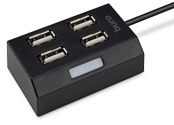 Разветвитель USB 2.0 Buro BU-HUB4-U2.0 4порт. черный