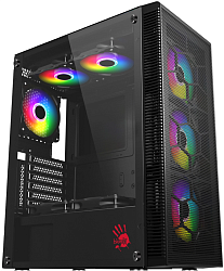 Корпус Bloody BD-CC115 черный без БП ATX 8x120mm 1xUSB2.0 1xUSB3.0 audio bott PSU